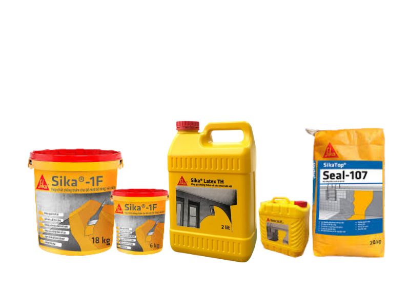 Chống thấm hiệu quả bằng sika