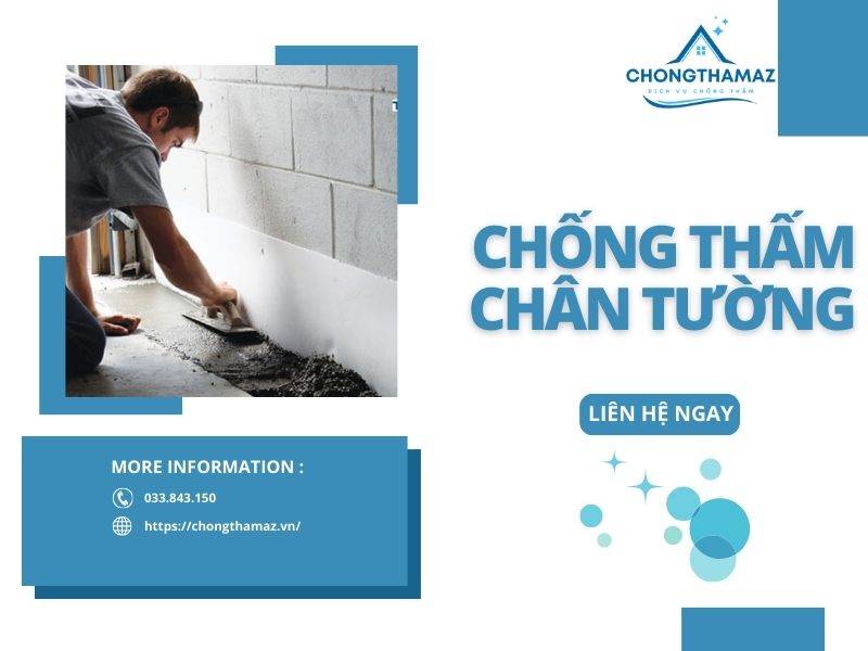 chống thấm chân tường