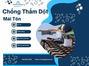 chống thấm dột mái tôn