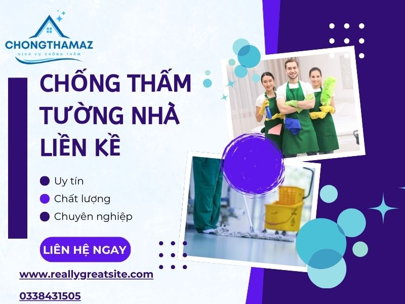 chống thấm tường nhà liền kề